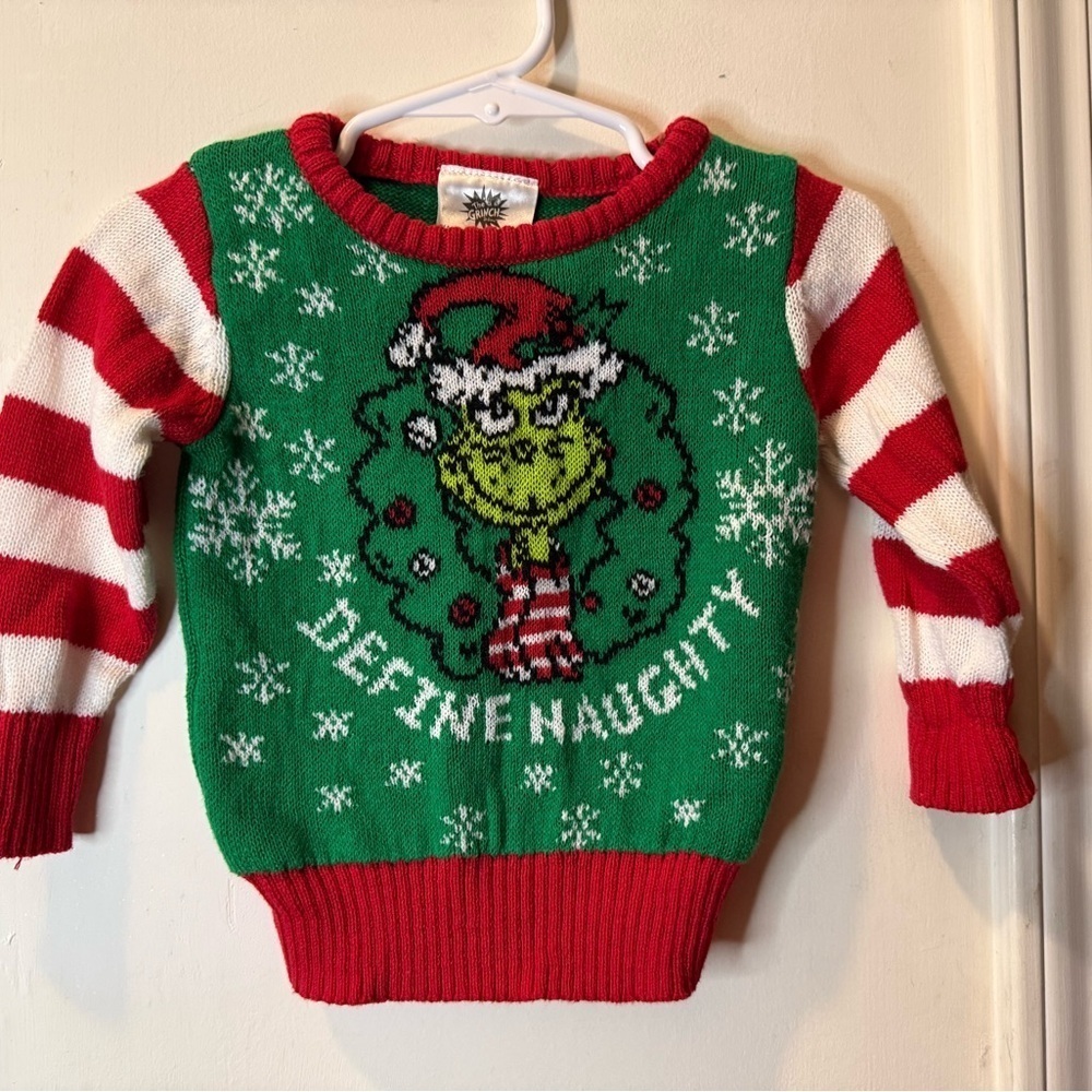 The Grinch Define Naughty Sweater